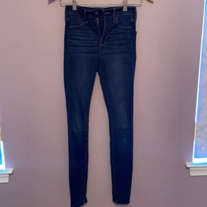 Hollister Dark Wash High rise jeans